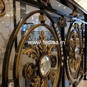 Brass Crystal Railings for Modern Villas CR-6113
