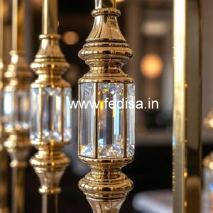 Golden Brass Crystal Railing Designs CR-6115