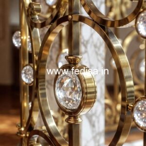 Unique Brass Crystal Staircase Ideas CR-6119