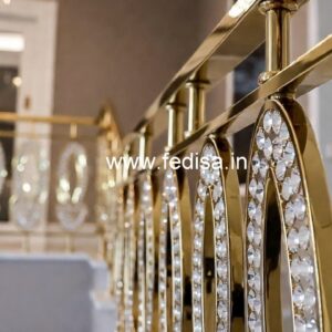 Premium Brass Crystal Railings for Hotels CR-6120