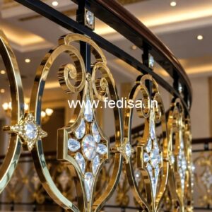 Royal Staircase Brass Crystal Designs CR-6160