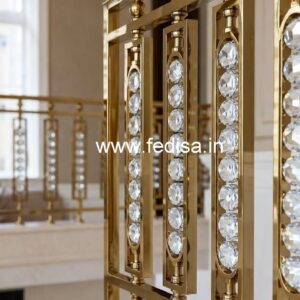 Designer Luxury Crystal Brass Railings CR-6170