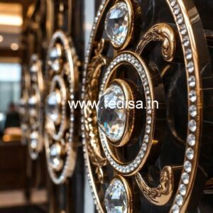 Brass Crystal Railings for Premium Homes CR-6171