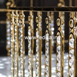 Luxury Brass Crystal Railings for Interiors CR-6177