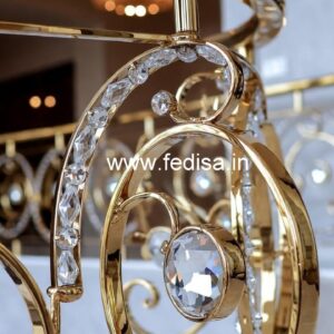 Royal Brass Crystal Interior Railings CR-6188