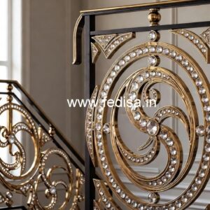 Luxury Brass Crystal Railings for Homes CR-6207