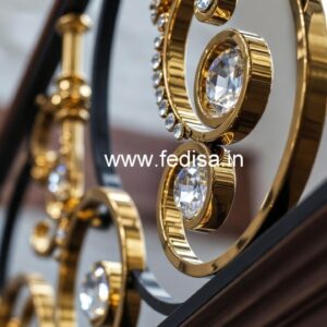 Premium Home Decor Brass Crystal Railings CR-6210