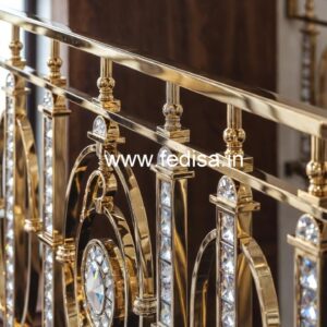 Modern Brass Crystal Railings with LED CR-6212