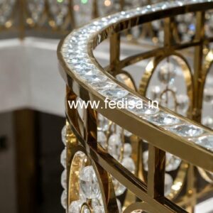 Stylish Brass Crystal Railing Designs CR-6219