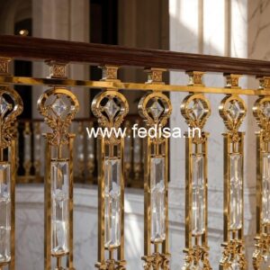 Classic Brass Crystal Railing Inspiration CR-6235