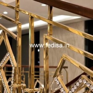 Premium Brass Crystal Railings for Luxury Homes CR-6260