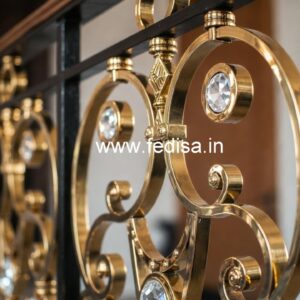 Elegant Brass Crystal Railings for Home Decor CR-6261