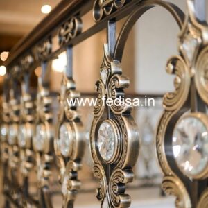 Stylish Brass Crystal Railings for Luxury Interiors CR-6267