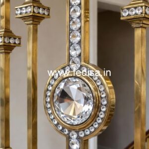 Premium Brass Crystal Railings for Design Ideas CR-6269