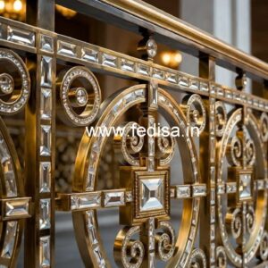 Classic Brass Crystal Railing Design Styles CR-6281
