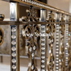 Unique Brass Crystal Staircase Designs CR-6288