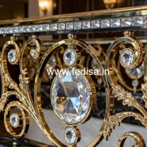 High-End Brass Crystal Railing for Villas CR-6312