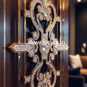 Stylish Brass Crystal Railings for Apartments CR-6338