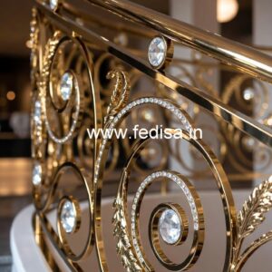 Luxury Brass Crystal Railings for Home Decor CR-6352