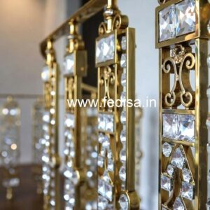 Elegant Brass Crystal Railings for Dream Homes CR-6368