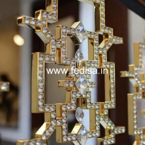 Luxury Brass Crystal Railings for Modern Living CR-6376