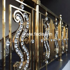Decorative Brass Crystal Railing Ideas CR-6394