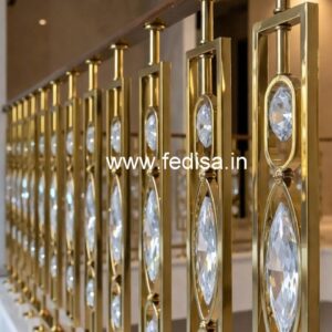 Unique Brass Crystal Railing Concepts CR-6398