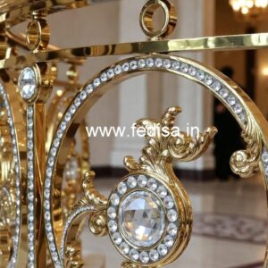 Premium Quality Crystal Brass Railings CR-6468