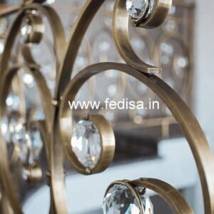 Contemporary Brass Crystal Railings CR-6497