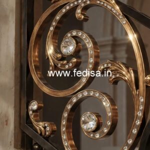 Premium Brass Crystal Staircase Decor CR-6499