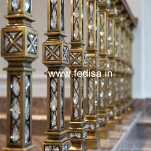 Luxury Brass Crystal Railings for Homes CR-6511