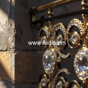 Premium Home Decor Brass Crystal Railings CR-6514