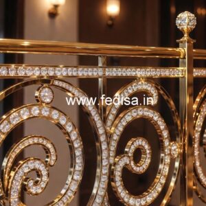 Premium Staircase Brass Crystal Designs CR-6525