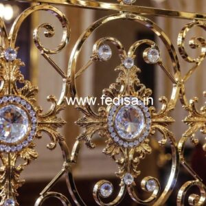 Premium Brass Crystal Railing Ideas CR-6554