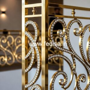 Luxury Brass Crystal Railings for Home Styling CR-6572