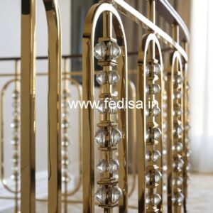 Luxury Brass Crystal Railings for Interior Inspiration CR-6576
