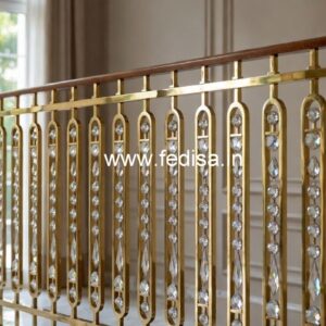 Premium Brass Crystal Railings for Luxury Design CR-6631