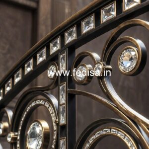 Stylish Brass Crystal Railings for Staircases CR-6635