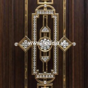 Designer Brass Crystal Railings for Luxury Villas CR-6639