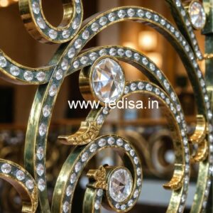 Luxury Brass Crystal Railings for Home Interiors CR-6646