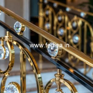 Premium Brass Crystal Railings for Stylish Interiors CR-6673