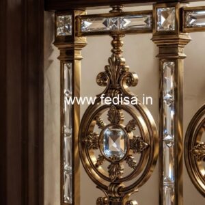 Luxury Brass Crystal Railing Design Ideas CR-6689