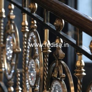 Brass Crystal Railing for Luxury Homes CR-6695