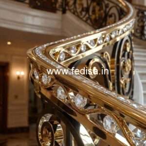 Decorative Brass Crystal Railing Ideas CR-6698