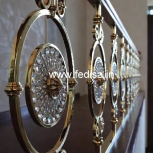 Unique Brass Crystal Railing Concepts CR-6702