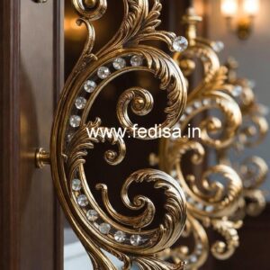 Beautiful Brass Crystal Stair Railings CR-6712
