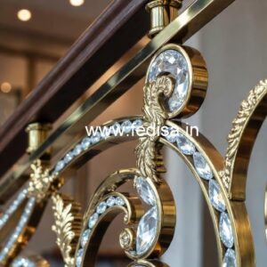 Premium Quality Brass Crystal Railings CR-6713