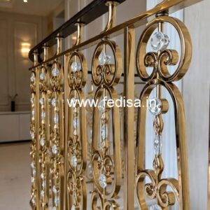 Classic Home Brass Crystal Railings CR-6719