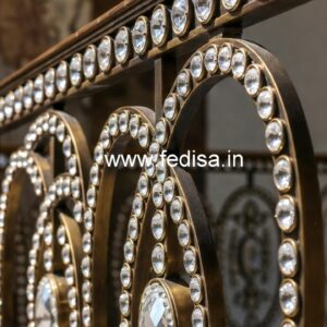 Brass Crystal Railings for Premium Homes CR-6779