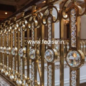 Royal Brass Crystal Interior Railings CR-6796